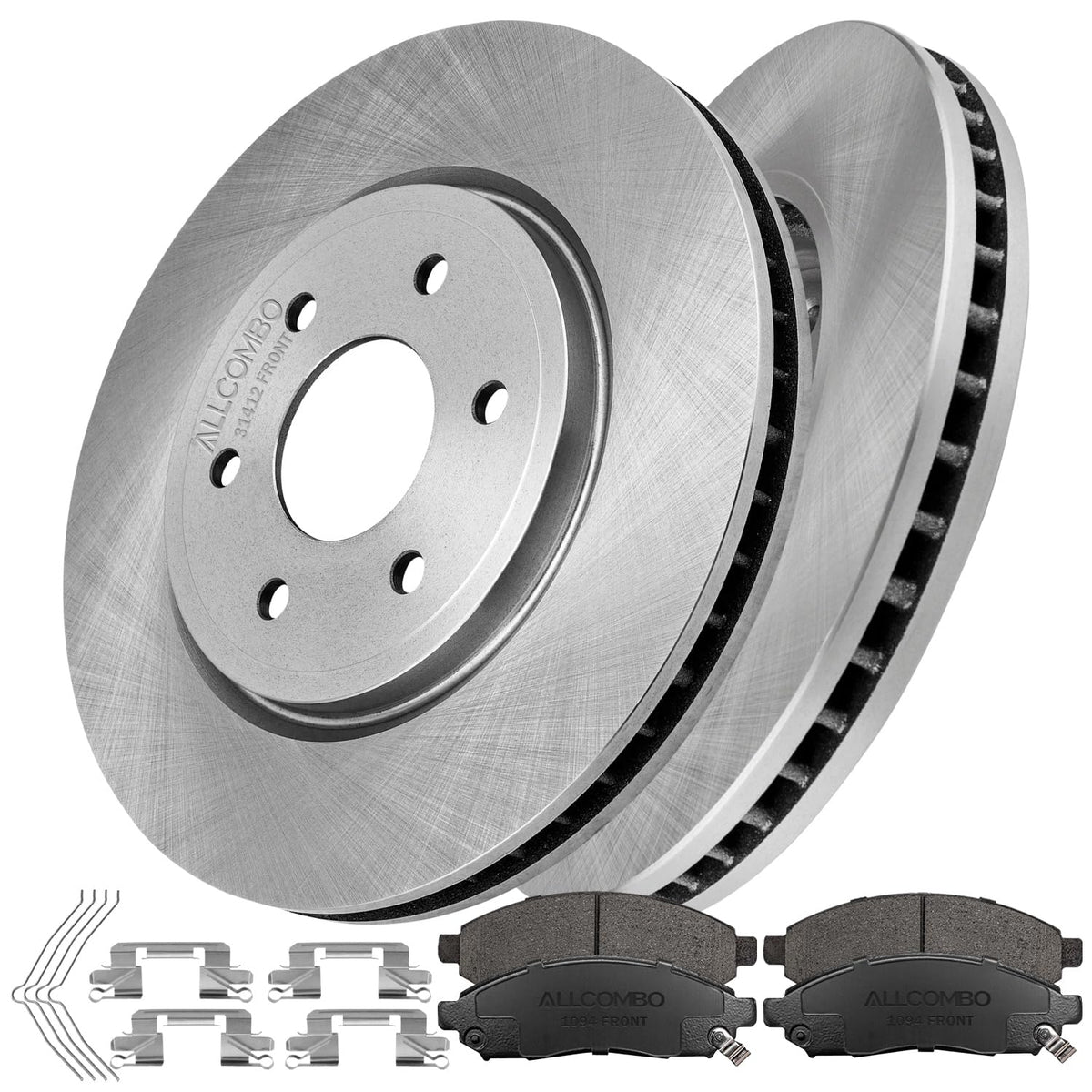 ALLCOMBO 11.65" Front Brake Kit Compatible with 2005-2012 Nissan Pathfinder