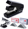 Stapler, Effortless Staplers for Desk, Heavy Duty Staplers, Black