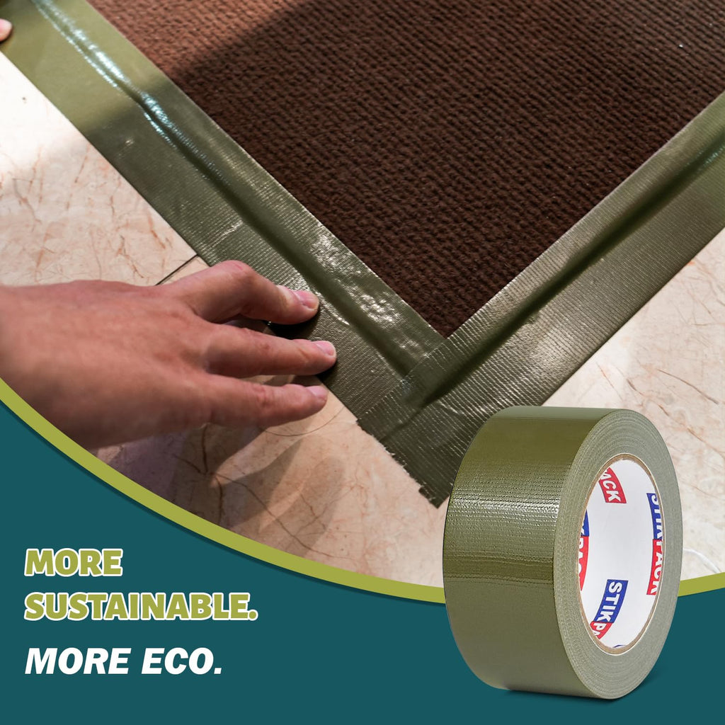 Heavy Duty Olive Green Duct Tape 2 Inches x 90 Feet, 1 Roll
