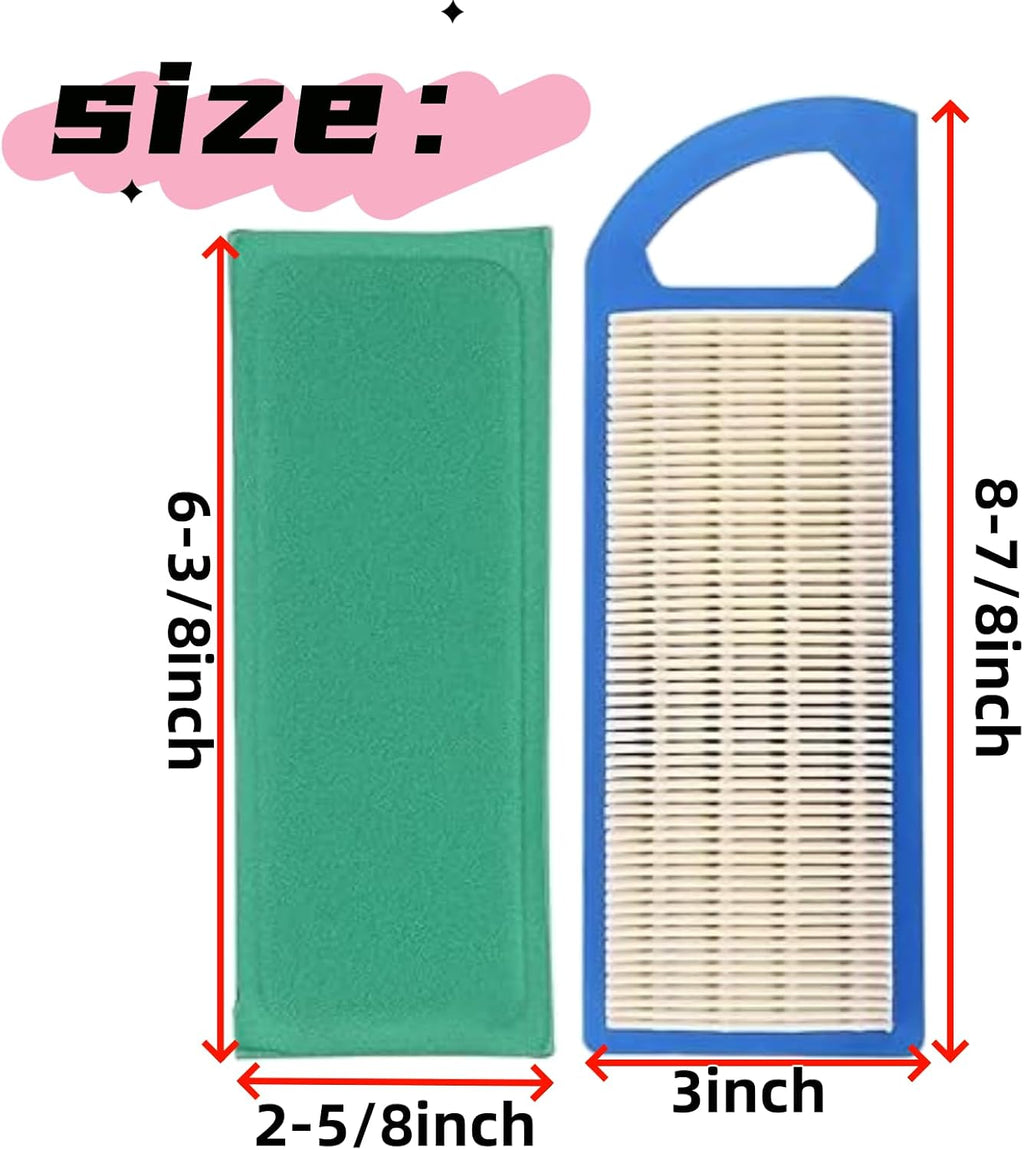 698083 Air Filter Tune up Kit Compatible with Briggs and Stratton 795115 697014 697153 794422 697634