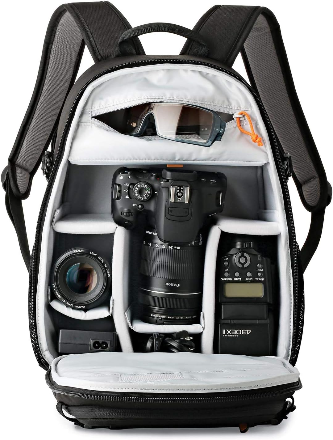 Tahoe BP 150, Camera Bag, Lightweight Compact Camera Backpack for Cameras, CSC, DJI Spark Drone, Black, 27.5 x 21.7 x