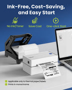 Shipping Label Printer, Bluetooth Thermal 4x6 Label Printer White