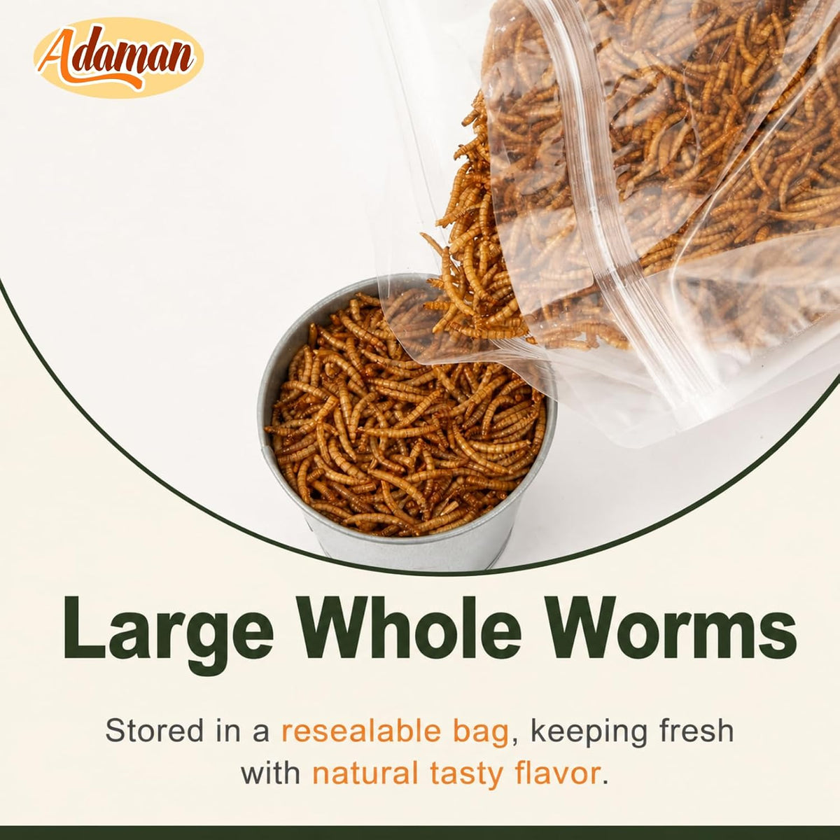 Dried Mealworms 10 LB, Chicken Feed for Laying Hens & Wild Birds