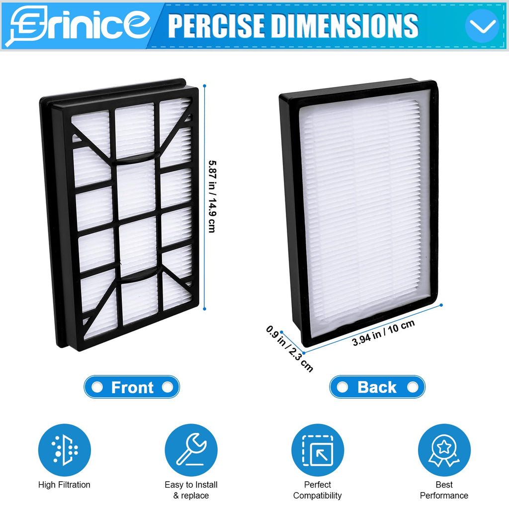 Erinice EF-12 52731 Media Filter Compatible with Kenmore Pet Friendly