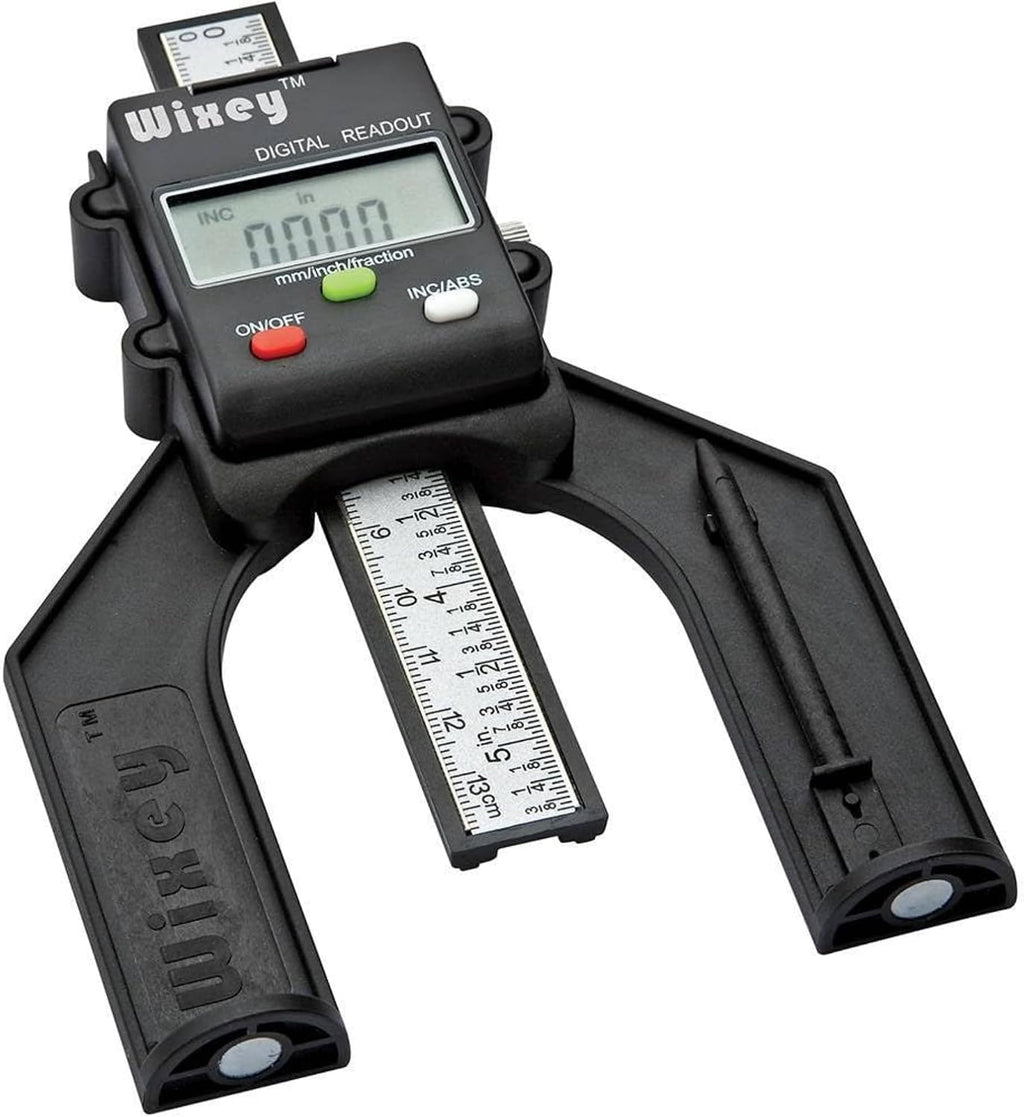 Wixey Mini Digital Height Gauge for Router Table & Table Saw Measuring Tool
