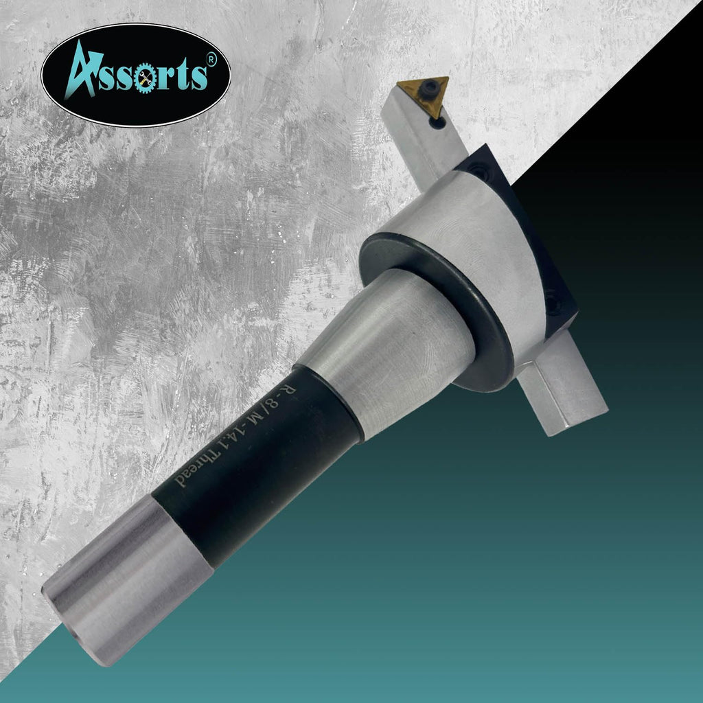 2" Fly Cutter with R8 Shank & Carbide Insert