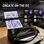 Tattoo Stencil Printer, Bluetooth Thermal Printer with Save Custom Templates, Multi Sizes ≤ A4, Tattoo Transfer
