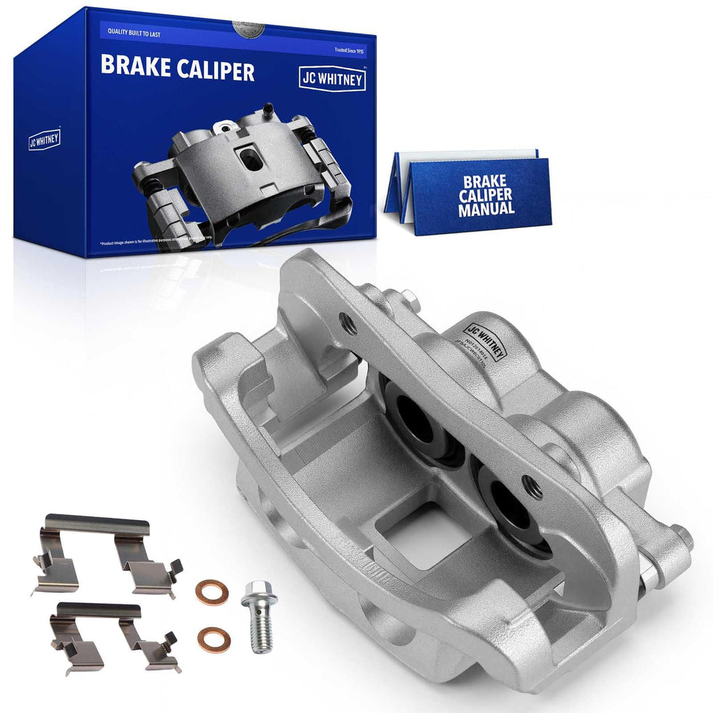 JC Whitney Front Left Brake Caliper Assembly with Bracket
