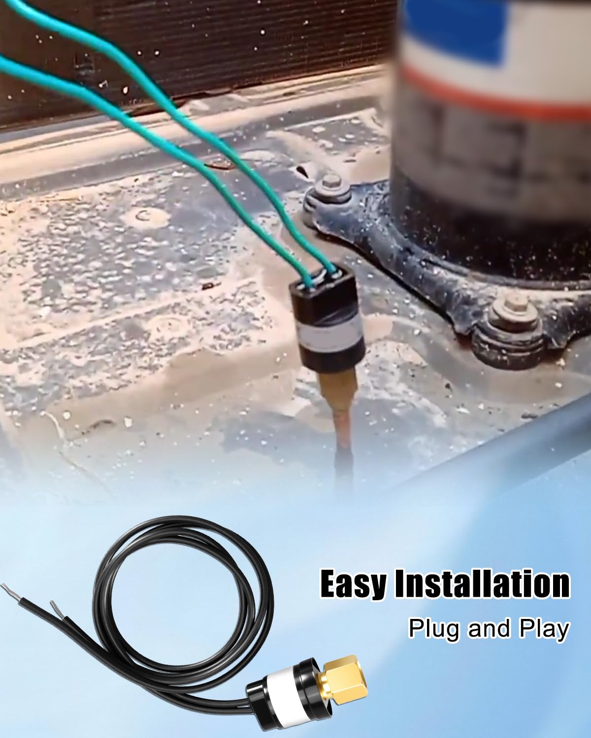 Low Pressure Switch Replace SLP3560 for Most HVAC Freezer Systems