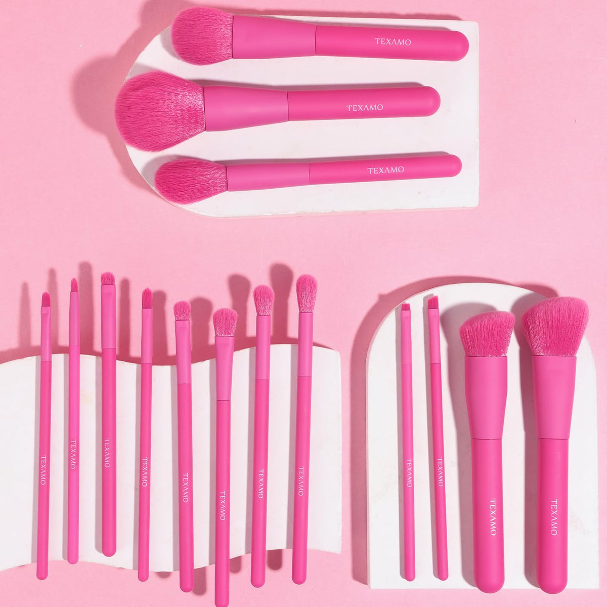 Makeup Brush Set, 15 Piece Quality Makeup Brushes, Premium Synthetic Make Up Brushes for Foundation Powder Blush