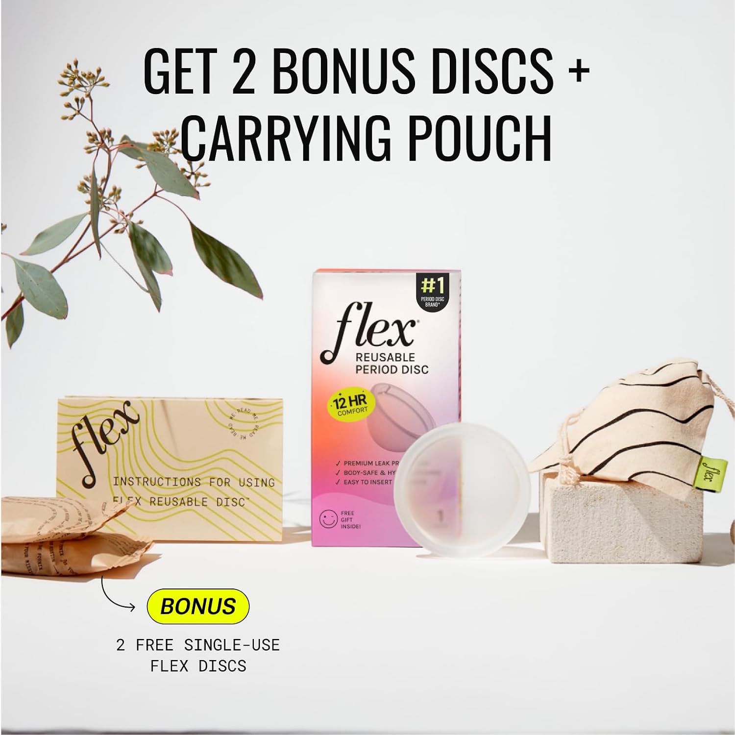 Reusable Disc | Reusable Menstrual Disc | Tampon, Pad and Cup Alternative | Capacity of 6 Super Tampons | Lasts for
