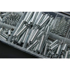 Spring Assortment Kit, 200 Pcs Compression Extension Springs for Small Projects Repairs, Silver