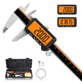 HARDELL Digital Caliper 6" USB-C – Anti-Glare Orange Screen(No Backlight)