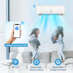 SEER 22 12000BTU 115V Mini Split Air Conditioner with WiFi