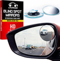 Car Blind Spot Mirror Round 2.5" - HD Glass Frameless Convex Mirror Car - Automotive Exterior Blindspot Car Mirror