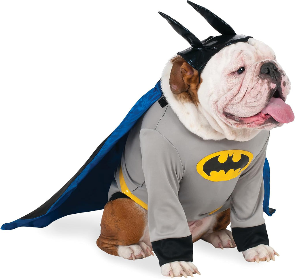 DC Comics Superheroes: Batman Pet Costume for Dogs or Cats by Rubies, XXXL