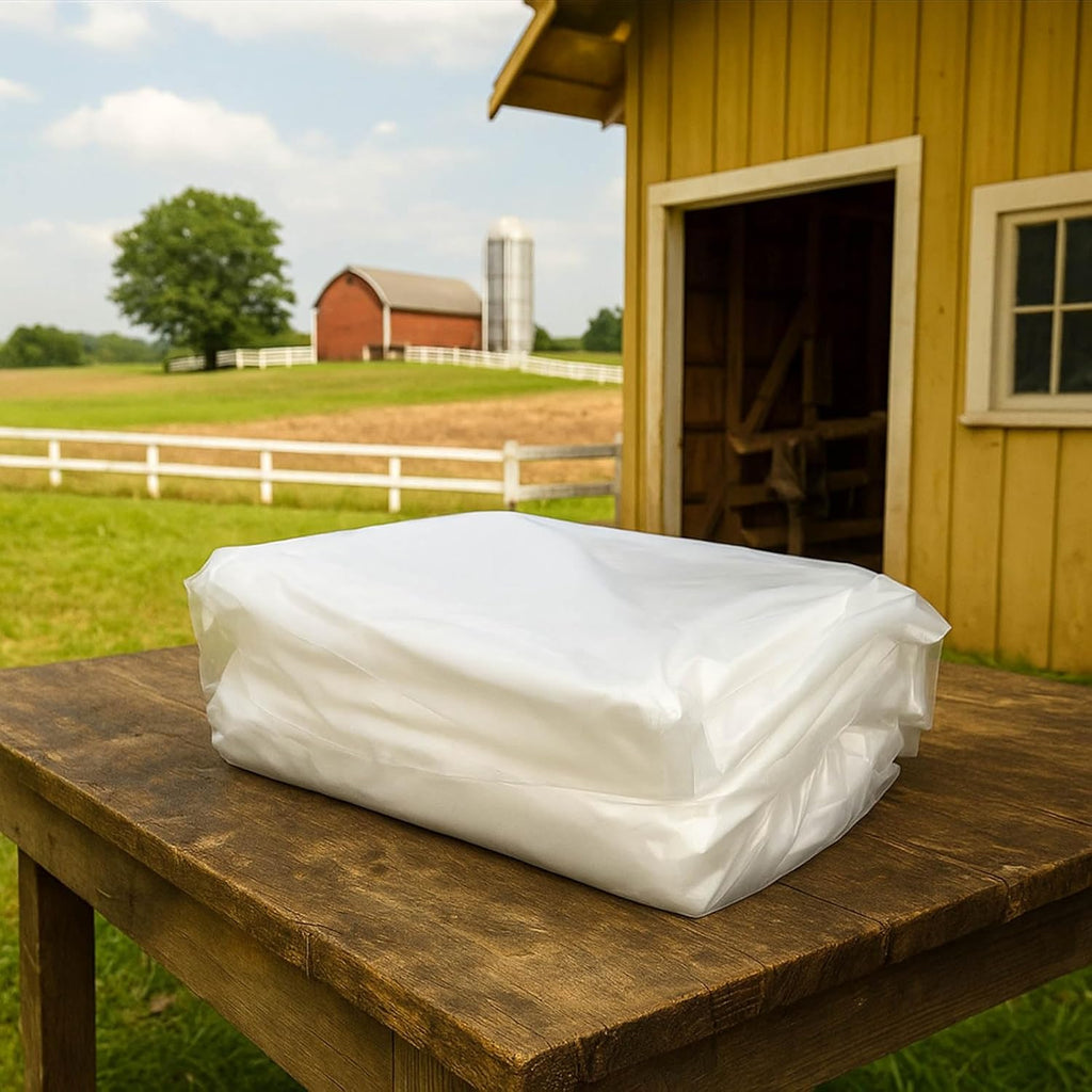 20 Pack 3 Mil Pallet Covers Bags 55" x 53" x 75",Clear