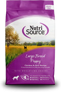 Puppy Food for Large Breeds, Chicken and Rice, 4LB