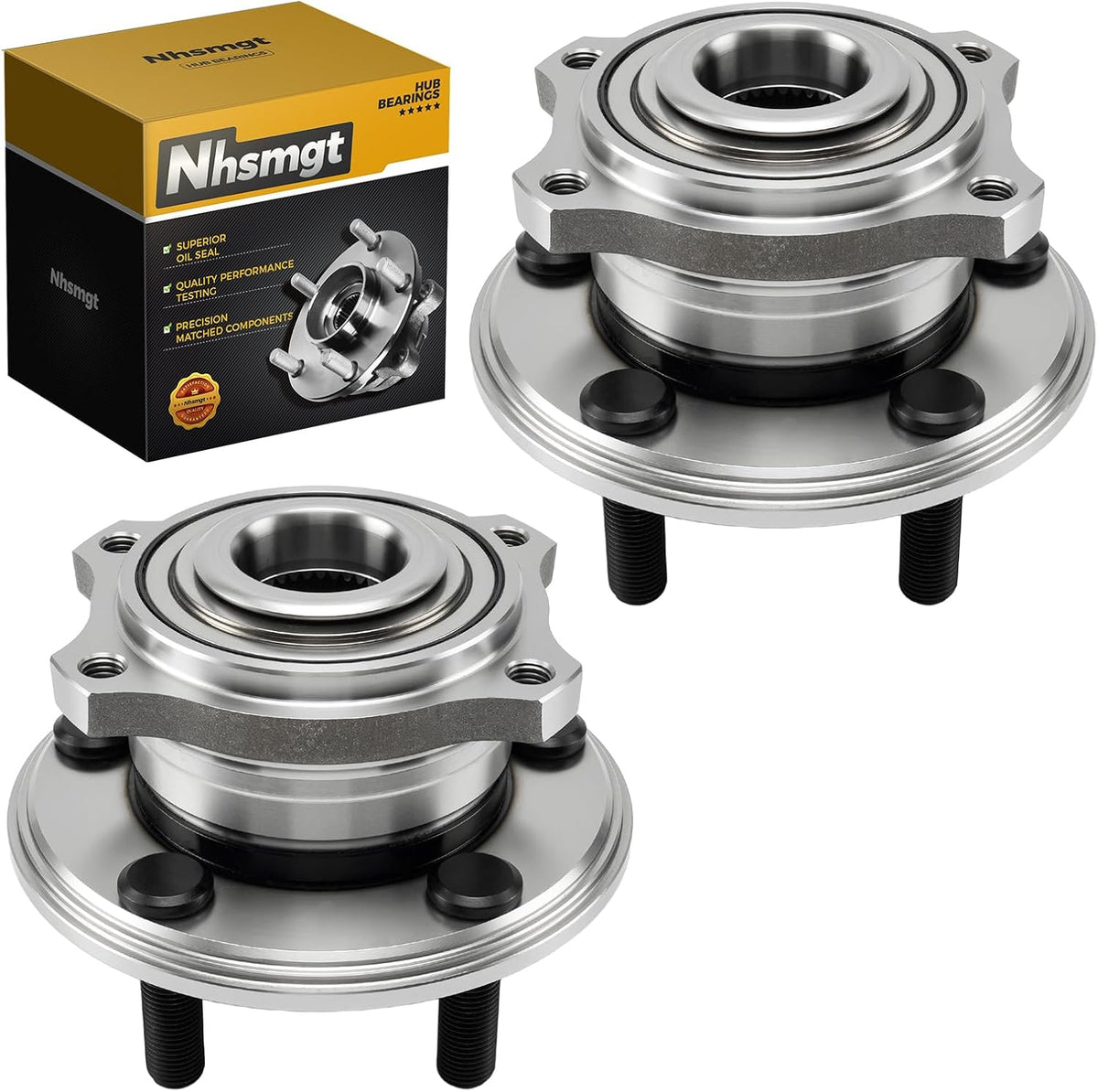 2 X 512555 Rear Wheel Bearing Hub Assembly for Charger 2015-2023