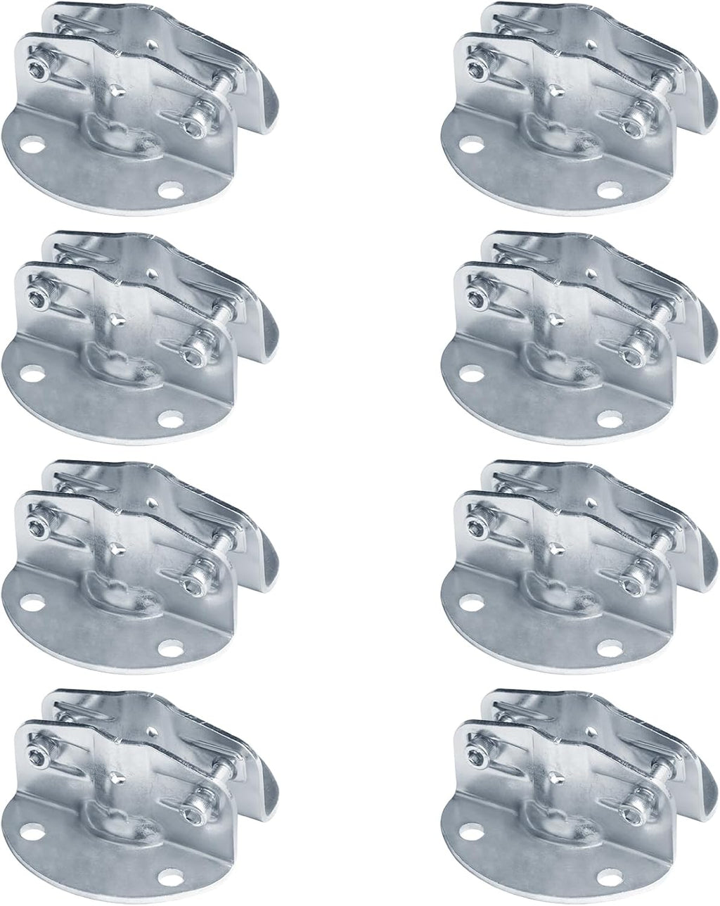 8 Sets Floor Flange Pipe Connectors, Fits 3/4" EMT Conduit