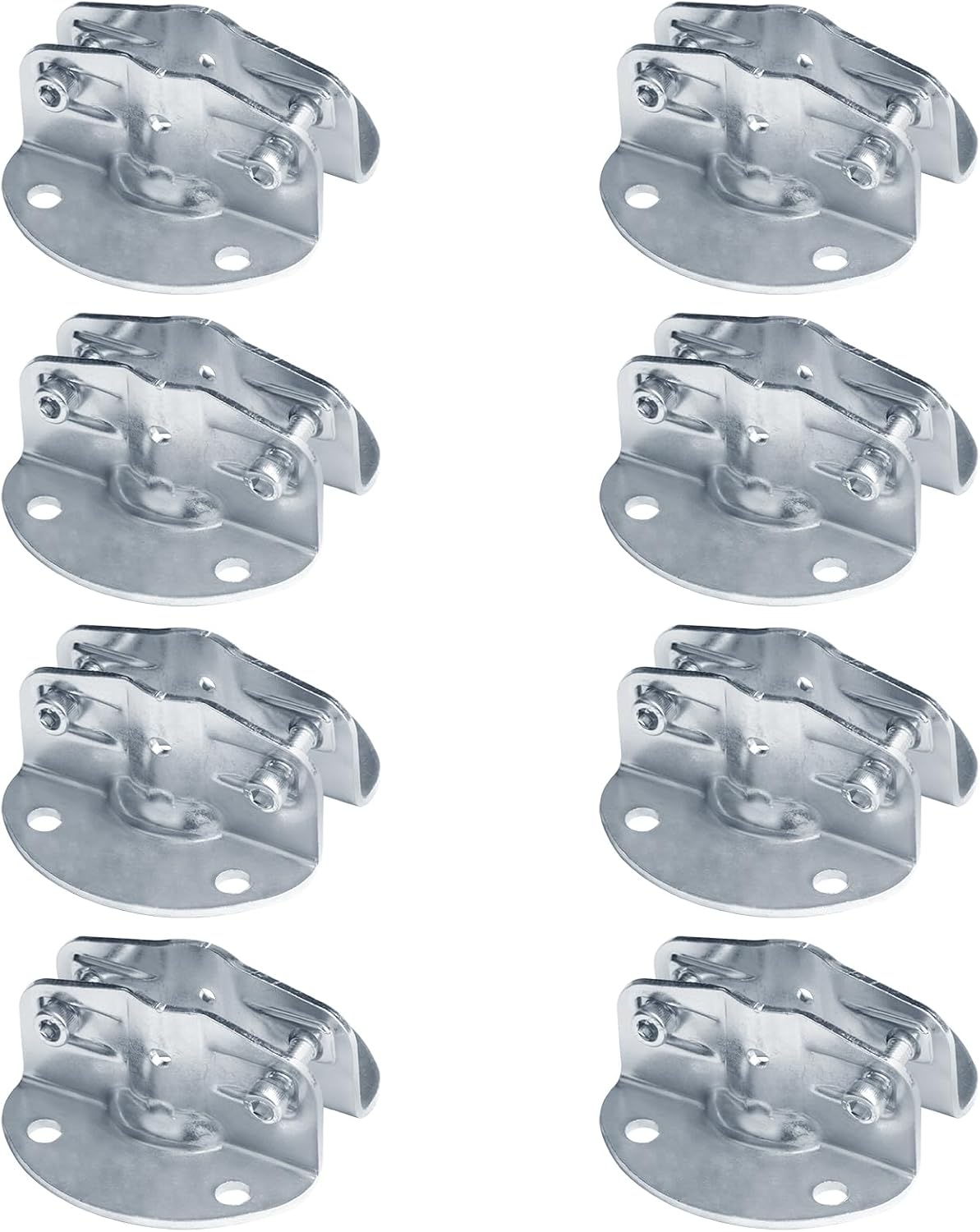 8 Sets Floor Flange Pipe Connectors, Fits 3/4" EMT Conduit