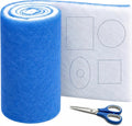 Aquarium Filter Floss 12 x 72 x 0.75 Inch, Cut-to-Fit Filter Media Pad