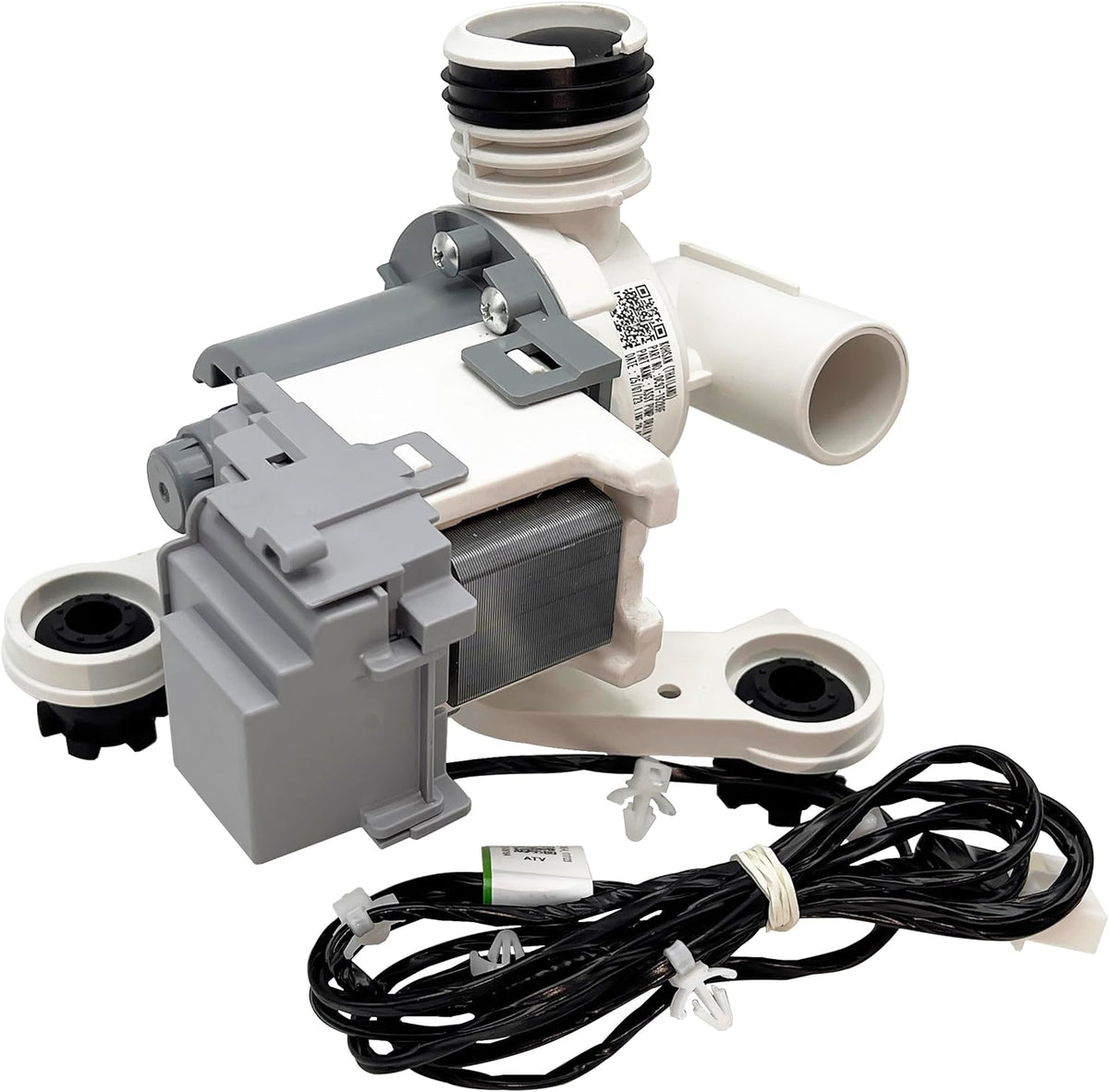 Washer Drain Pump Assembly for Samsung WA44A3205AW/A4 WA41A3000AW/A4 WA45T3400AP WA45N3050AW/A4 WA45H7000AW/AA WA45H7000AP/A2 WA52M7750AV/A4 WA52M7750AW/A4 WA50M7450AW/A4 WA52M8650AV/A4 WA54M8750AV/A4