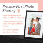 Digital Picture Frame, Load from Phone Capability, 10" Black