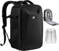Camera Backpack,Hardshell Photography DSLR Camera Bag | 15-15.6 Inch Laptop Compartment, Waterproof, Hard Shell