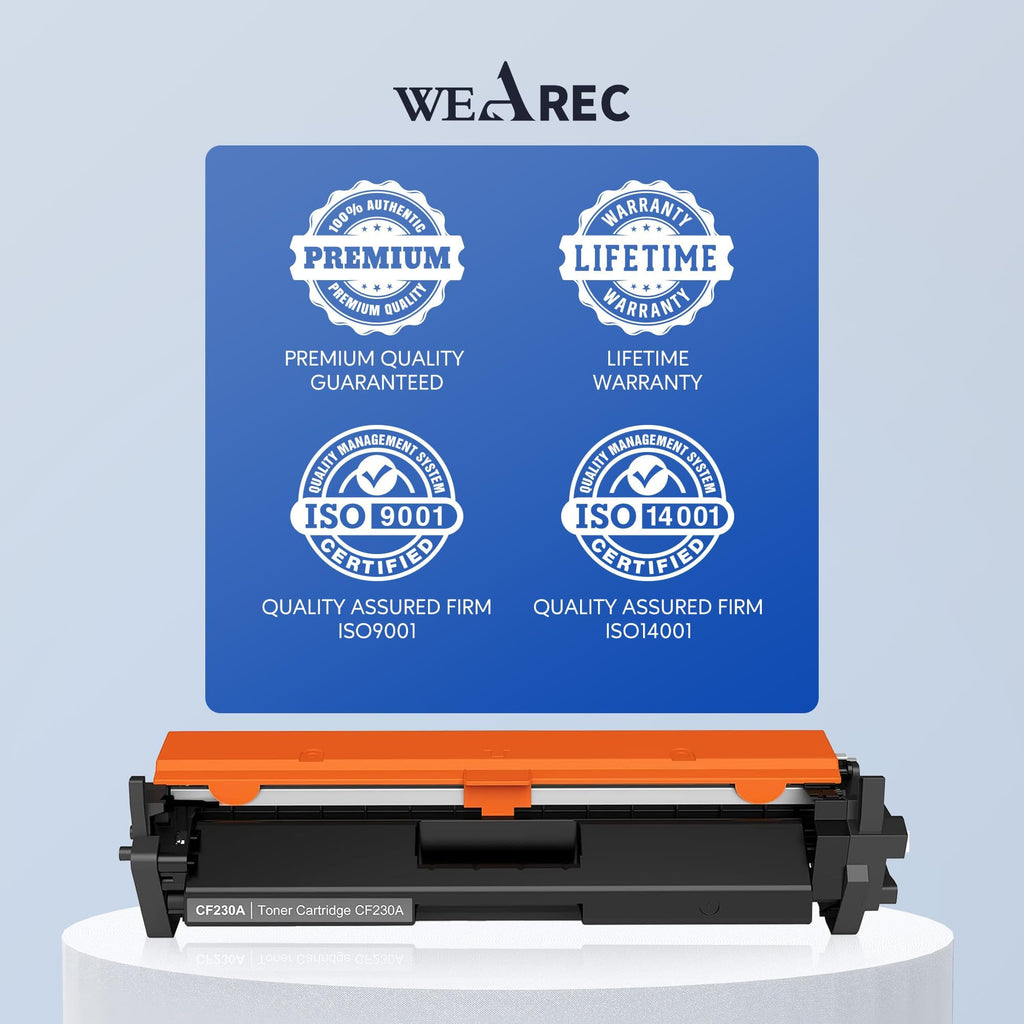 30A Black Toner Cartridge Replacement for HP 30A CF230A 30X, 4-Pack