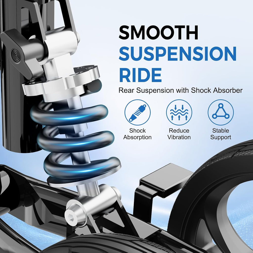 Knee Scooter for Adults for Foot Injuries, Dual Braking System