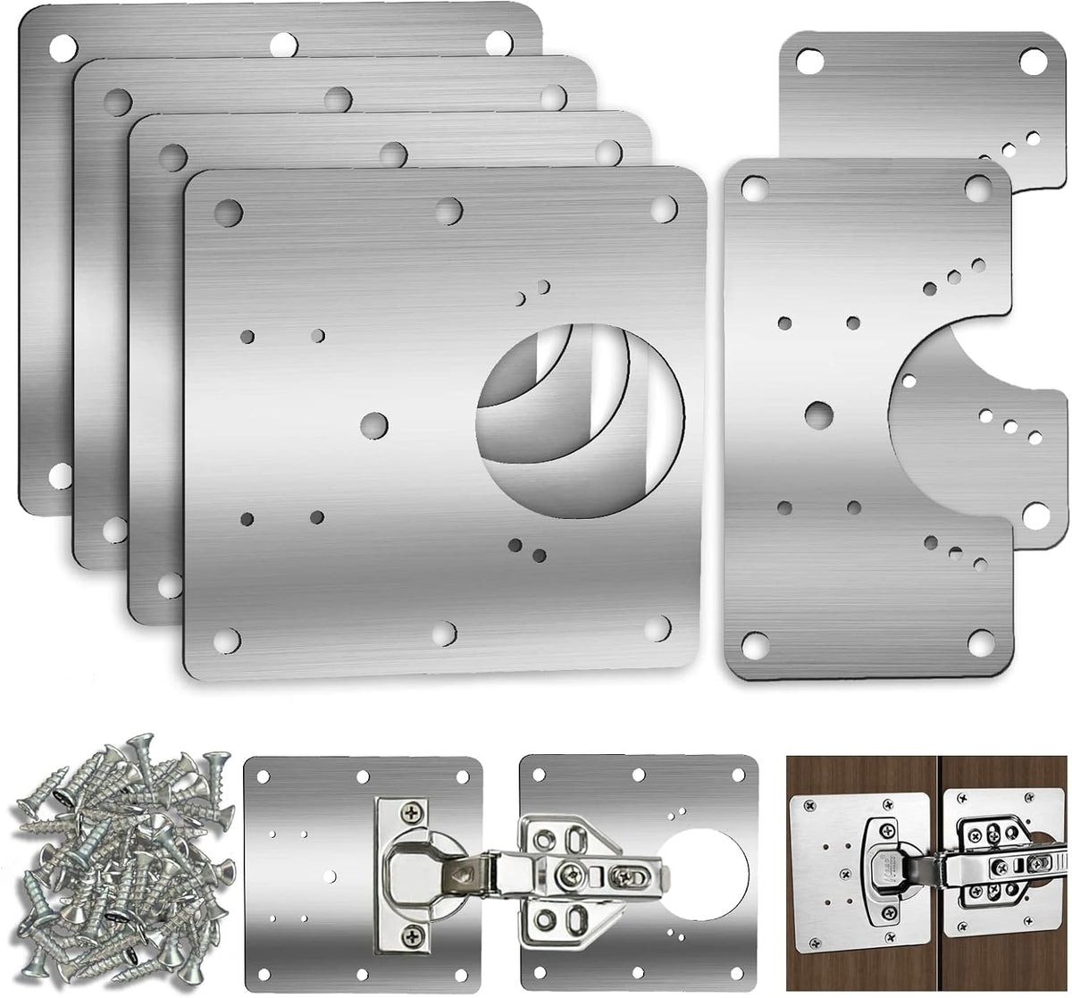 Cabinet Hinge Repair Plate Hinges Repair Fixing Plates Cabinet Repair Board