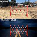 Expandable Mobile Barricade Industrial Expandable Road Fence | 8.2ft Width Expandable Plastic Barricade, Water Filled