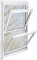 Vinyl Double Hung Sliding Window 30x54, Double Pane Glass, White