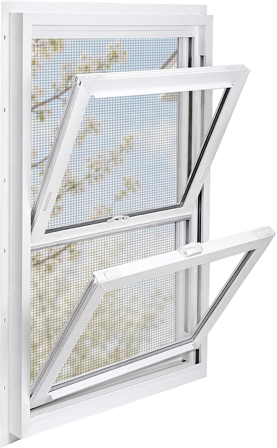 Vinyl Double Hung Sliding Window 30x54, Double Pane Glass, White
