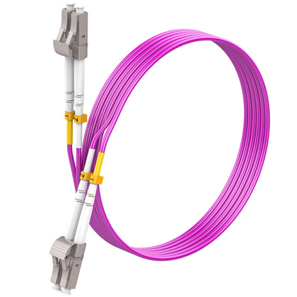 200m/656ft OM4 Fiber LC to LC Fiber Patch Cable