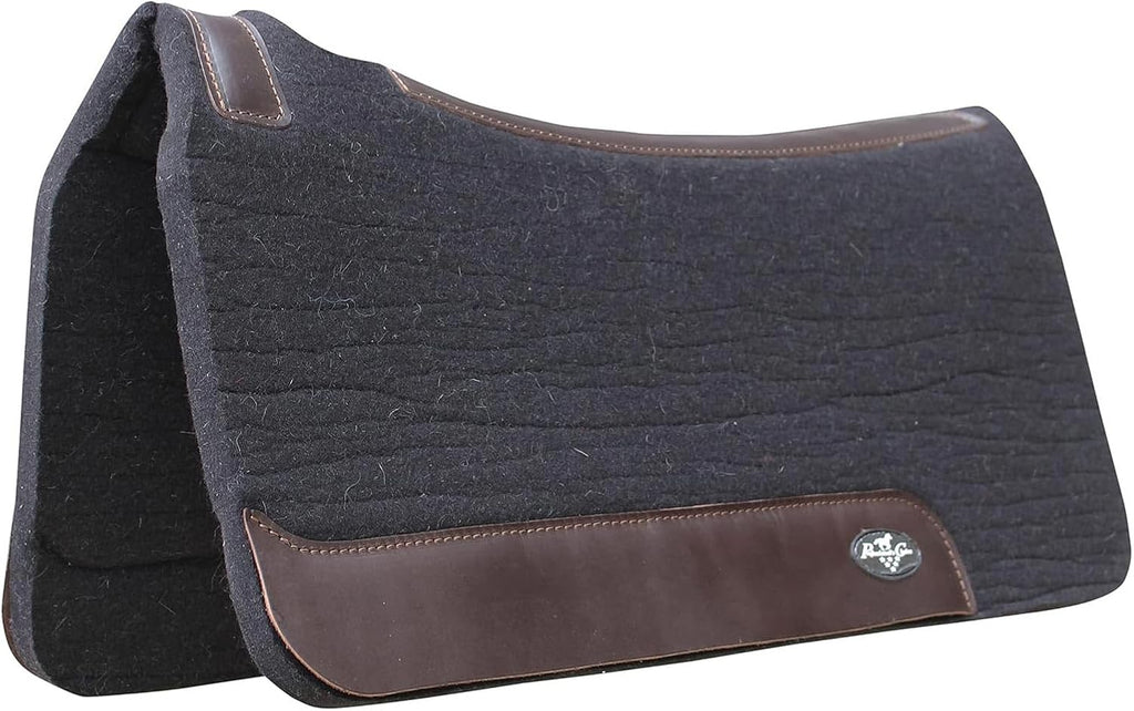 100% Steam-Pressed Wool Felt Western Saddle Pad
