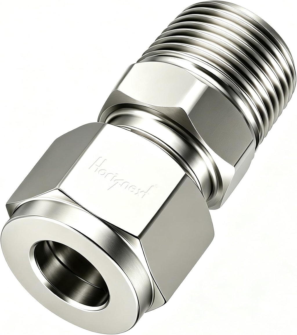 1/2 Compression Fitting, Stainless Steel 304 Tube Fittings, 1 Pc