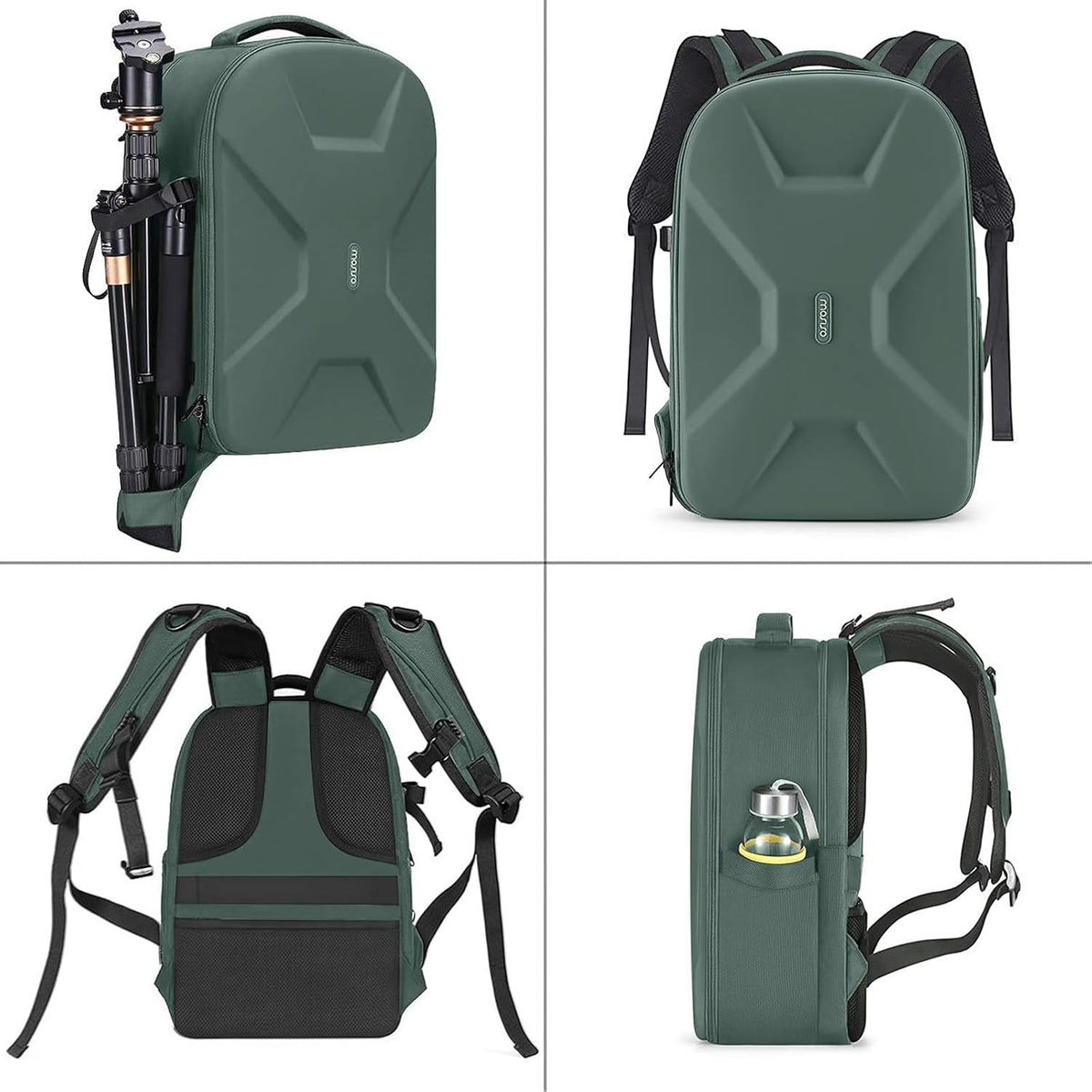 Camera Backpack, DSLR/SLR/Mirrorless Photography Camera Bag | 15-16 inch Waterproof Hardshell Case with Tripod