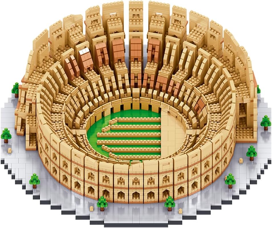 Italy Rome Colosseum Micro Brick Building Set (5594 Pieces) – Landmark Model Educational Toy Gift for Kids and Adults
