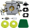 Ruixing OEM 1950 2050 2150 Carburetor For Poulan Chainsaw Parts 1900 2055 2175 2350 2375 2450 2550 222 260 262 Wild Thing Chainsaw Replaces 545081885 530069703 C1Q-W8 C1Q-W14 WT891 WT-324
