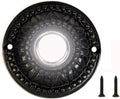 Round Doorbell Push Button, Solid Brass, Oil Rubbed Bronze Finish | 2.3 in Diameter, LED Push Button Doorbell, Two