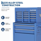 8-Drawer Rolling Tool Chest with Lock &Wheels 2-in-1 Large Toolbox