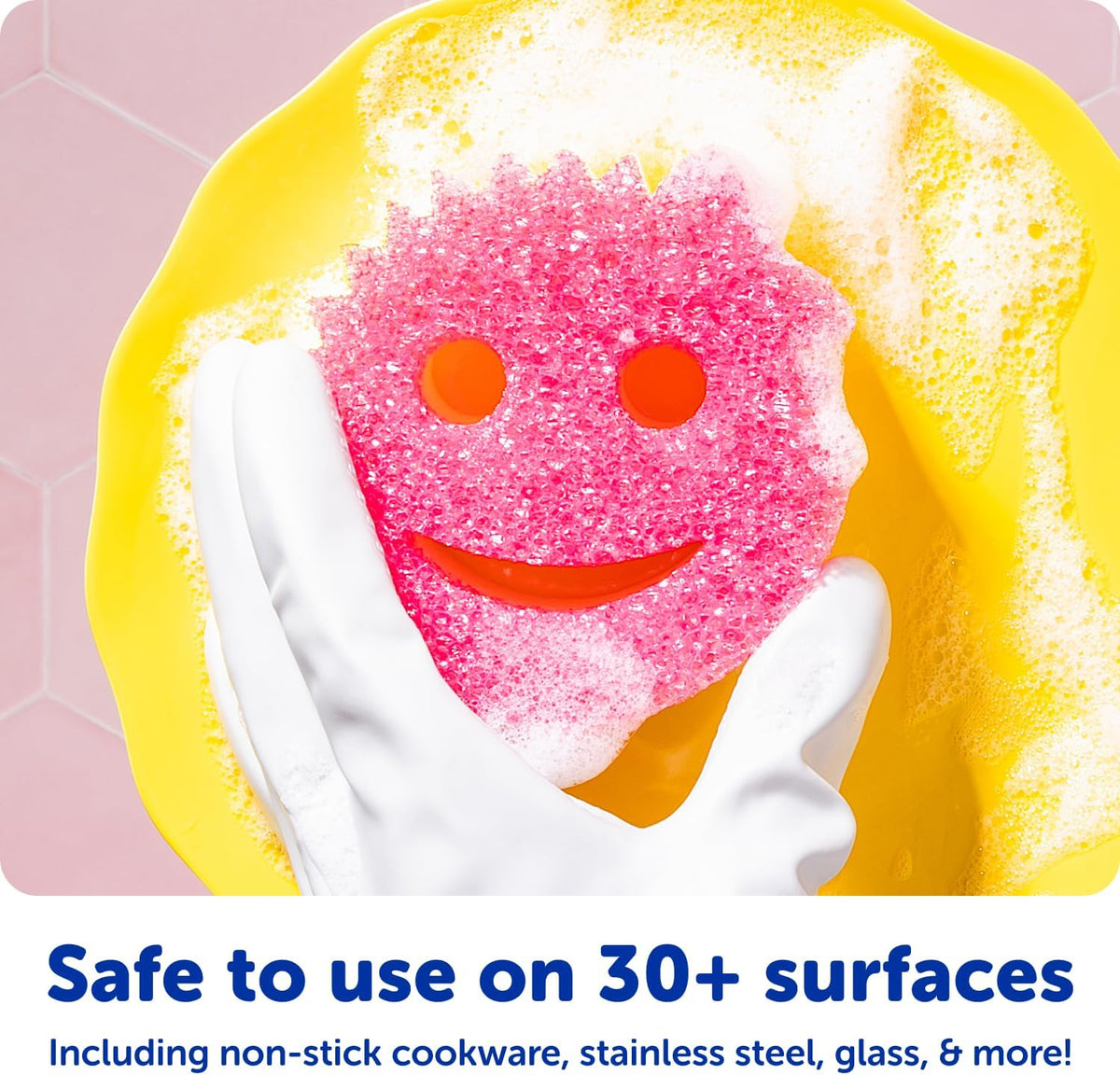 Scratch-Free Multipurpose Kitchen Sponges - Bulk Dish Sponges for Kitchen, Bathroom, Household Cleaning & More - Made