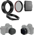 The Real Lens Hood – CPL/Mist Filter, Quick Flip, Touchless Adjustment for Nikon NIKKOR Z 40mm f/2 (Black)