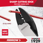ARROW 9.5" Wire Crimper/Cutter, Wire Crimping Tool, Crimper Tool Electrical
