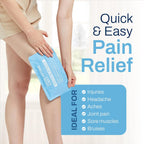 Large Soft Reusable Gel Ice Packs for Injuries, Hot and Cold, 4 Pack