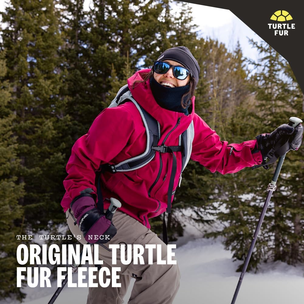 Original Fleece Neck Gaiter - The Turtle's Neck, | Warmest, Softest Double-Layer One-Size Neck Warmer for Cold