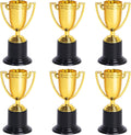 Mini Trophies, 4 Inch Mini Gold Award Trophy Cup, Plastic Gold Award Trophy Cups, Golden Award Trophy Cups Set for