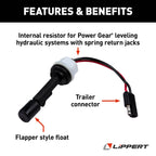 Power Gear Vertical Fluid Sensor (Trailer Connector with Resistor) Leveling